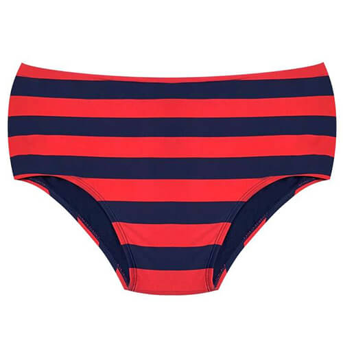 مایو مردانه اسلیپ مشکی قرمز