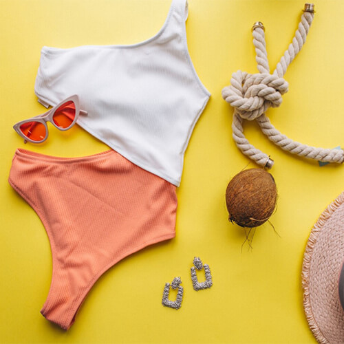 ست مایو تابستانی دو رنگ زنانه مارک پوما