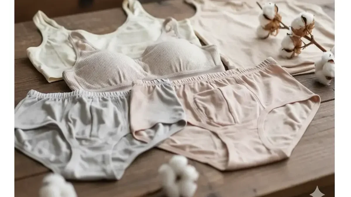 لباس زیر نخی زنانه از جنس پنبه طبیعی